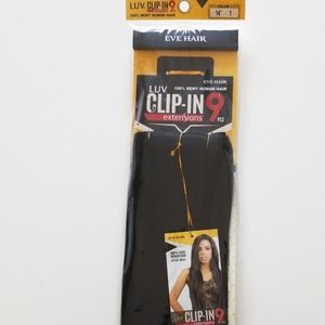 Human Hair clip in 14"
